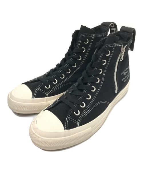 CONVERSE ADDICT（コンバース アディクト）CONVERSE ADDICT (コンバース アディクト) WTAPS (ダブルタップス) UNDERCOVER (アンダーカバー) CHUCK TAYLOR Z CANVAS ブラック サイズ:27.5㎝の古着・服飾アイテム