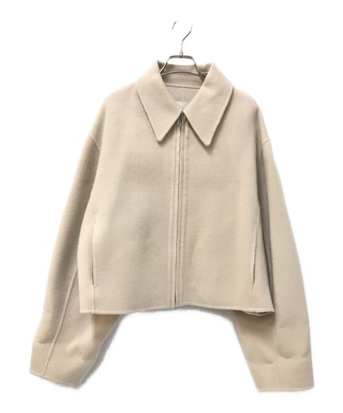 TODAYFUL（トゥデイフル）TODAYFUL (トゥデイフル) Wool Zip Blouson アイボリー サイズ:38の古着・服飾アイテム