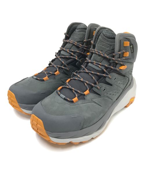 HOKAONEONE（ホカオネオネ）HOKAONEONE (ホカオネオネ) KAHA 2 GTX グレー×オレンジ サイズ:27.5cmの古着・服飾アイテム