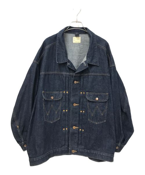 Wrangler（ラングラー）Wrangler (ラングラー) FREAK'S STORE (フリークスストア) 別注BIG DENIM JACKET インディゴ サイズ:FREEの古着・服飾アイテム