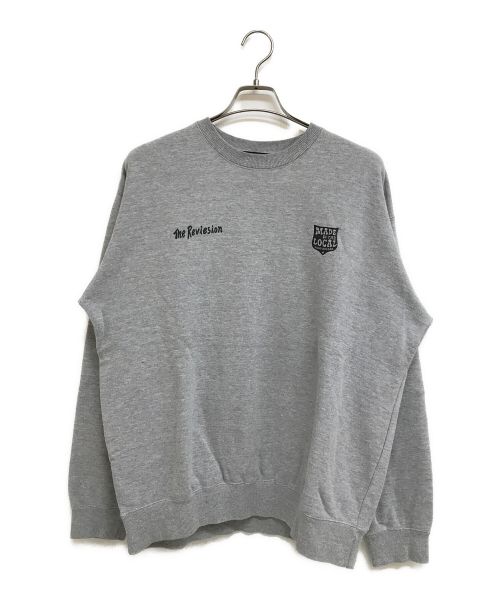 good heller（グッドヘラー）good heller (グッドヘラー) 1ST ANNIVERSARY LOGO CREW SWEAT グレー サイズ:XXLの古着・服飾アイテム