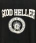 中古・古着 good heller (グッドヘラー) COLLEGE TYPE EAGLE SWEAT HOODY ブラック サイズ:XL：5000円