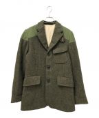 NIGEL CABOURN×Harris Tweedナイジェルケーボン×ハリスツイード）の古着「マロリージャケット」｜オリーブ