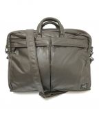 PORTERポーター）の古着「2WAY BRIEFCASE」｜ブラウン