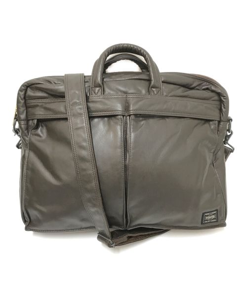 PORTER（ポーター）PORTER (ポーター) 2WAY BRIEFCASE ブラウン サイズ:下記参照の古着・服飾アイテム