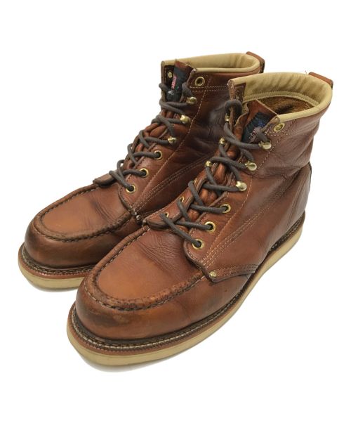 THOROGOOD（ソログッド）THOROGOOD (ソログッド) 6”MOC TOE ブラウン サイズ:9Dの古着・服飾アイテム