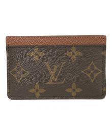 LOUIS VUITTON（ルイ ヴィトン）の古着「カードケース ポルト カルト・サーンプル」｜ブラウン