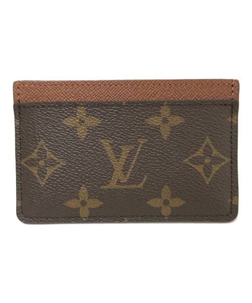 LOUIS VUITTON（ルイ ヴィトン）LOUIS VUITTON (ルイ ヴィトン) カードケース ポルト カルト・サーンプル ブラウン サイズ:下記参照の古着・服飾アイテム