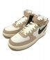 NIKE（ナイキ）の古着「AIR FORCE 1 MID '07 LX IZAKAYA」｜ホワイト×ベージュ