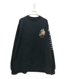 AVIREX（アヴィレックス）の古着「WEST PACIFIC CRUISE L/S T-SHIRT」｜ブラック