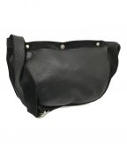 good hellerグッドヘラー）の古着「COW HIDE LEATHER SHOULDER BAG」｜ブラック