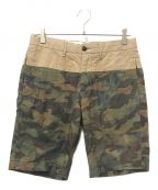 MONCLERモンクレール）の古着「Camo Cotton Shorts」｜ベージュ