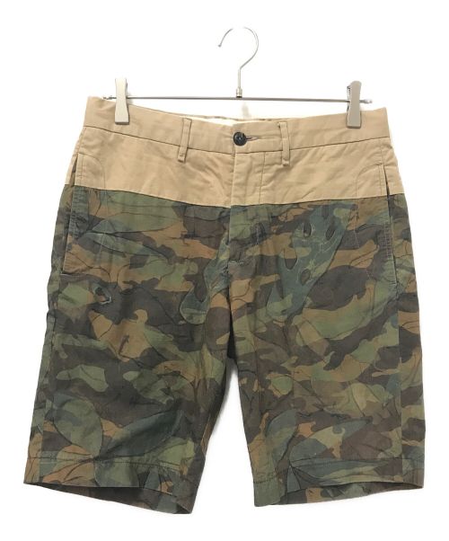 MONCLER（モンクレール）MONCLER (モンクレール) Camo Cotton Shorts ベージュ サイズ:下記参照の古着・服飾アイテム