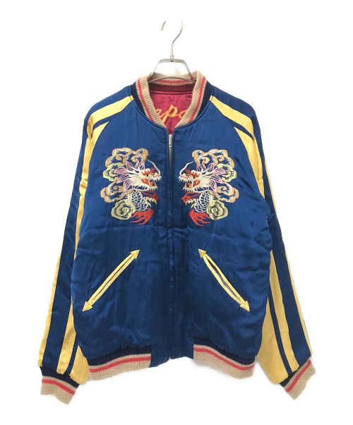 テーラー東洋（テーラートウヨウ）テーラー東洋 (テーラートウヨウ) SOUVENIR JACKET ブルー×レッド サイズ:小の古着・服飾アイテム