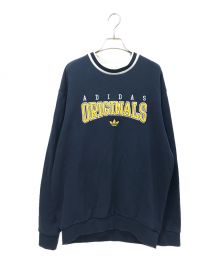 adidas（アディダス）の古着「SCRIPT CREW SWEATSHIRT」｜ネイビー