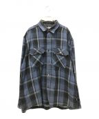 good hellerグッドヘラー）の古着「CHECK L/S SHIRT」｜ブルー