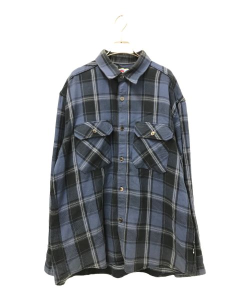 good heller（グッドヘラー）good heller (グッドヘラー) CHECK L/S SHIRT ブルー サイズ:XLの古着・服飾アイテム