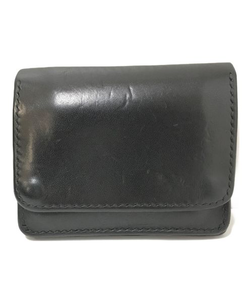 good heller（グッドヘラー）good heller (グッドヘラー) LEATHER FLAP MINI WALLET ブラック サイズ:下記参照の古着・服飾アイテム