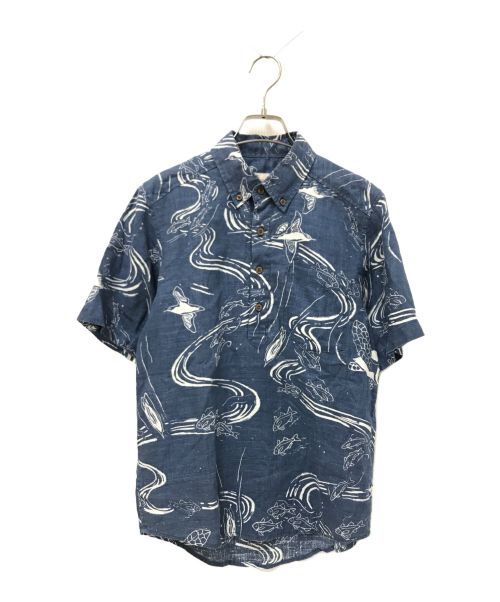 pataloha（パタロハ）pataloha (パタロハ) アロハシャツ ネイビー サイズ:XXSの古着・服飾アイテム