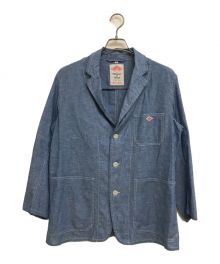 DANTON×BEAMS（ダントン×ビームス）の古着「別注リネンコットンジャケット」｜ブルー