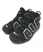 NIKEナイキ）の古着「AIR MORE UP TEMPO GS」｜ブラック