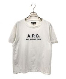 A.P.C.（アーペーセー）の古着「Rue Madame femmeTシャツ」｜ホワイト