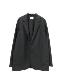 ATON（エイトン）の古着「WOOL TROPICAL TAILORED JACKET」｜ブラック