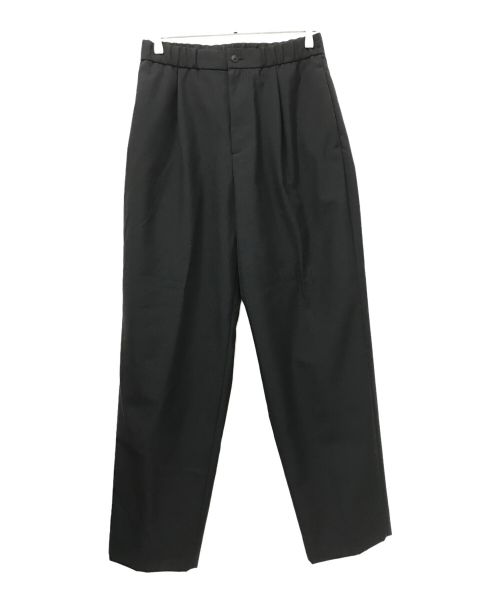 ATON（エイトン）ATON (エイトン) WOOL TROPICAL TAPERED EASY PANTS ブラック サイズ:4の古着・服飾アイテム