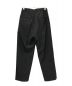 ATON (エイトン) WOOL TROPICAL TAPERED EASY PANTS ブラック サイズ:4：20000円