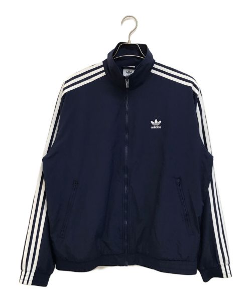 adidas（アディダス）adidas (アディダス) ウーブン ファイヤーバード トラックトップ ネイビー サイズ:XL 未使用品の古着・服飾アイテム