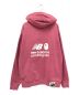 A BATHING APE (アベイシングエイプ) NEW BALANCE (ニューバランス) Ape Head Relaxed Fit Pullover Hoodie ピンク サイズ:S：10000円