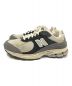 NEW BALANCE (ニューバランス) ローカットスニーカー ネイビー×グレー サイズ:26.0cm：7000円