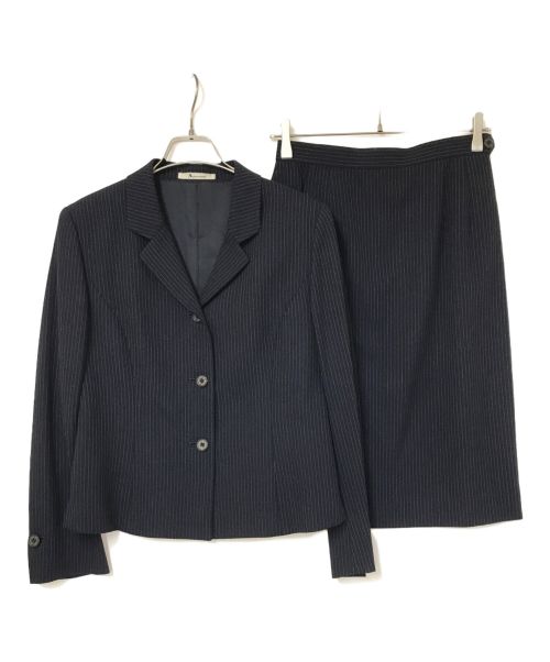 Aquascutum（アクアスキュータム）Aquascutum (アクアスキュータム) セットアップジャケット ネイビー サイズ:9/11の古着・服飾アイテム