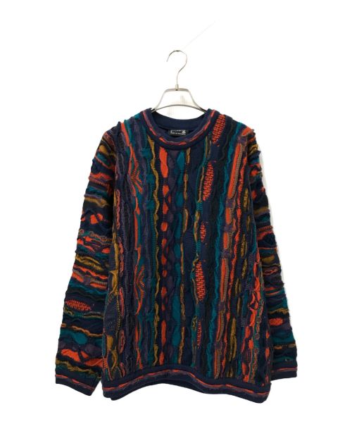 Coogi（クージー）Coogi (クージー) 3Dニット マルチカラー サイズ:Sの古着・服飾アイテム