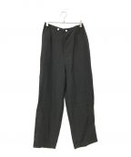 HERILLヘリル）の古着「Linen ramie Easy pants」｜ブラック