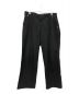 good heller（グッドヘラー）の古着「ONE TUCK WIDE STRAIGHT WORK PANTS」｜ブラック