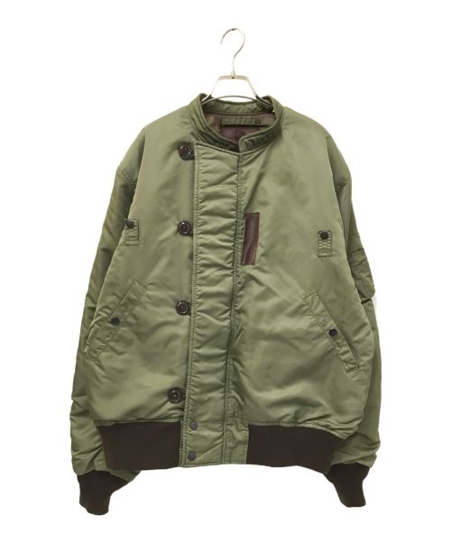 good heller（グッドヘラー）good heller (グッドヘラー) N-2 SAMPLE MODEL FLIGHT JACKET カーキ サイズ:40Rの古着・服飾アイテム