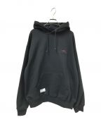 Schottショット）の古着「HOODED SWEAT DRAGON＆BUNNY」｜ブラック