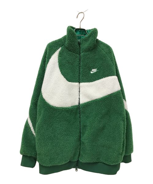 NIKE（ナイキ）NIKE (ナイキ) Big Swoosh Reversible Boa Jacket グリーン サイズ:Lの古着・服飾アイテム