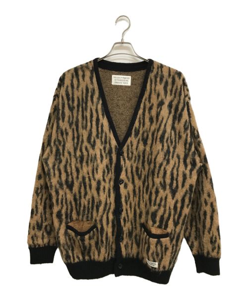 WACKO MARIA（ワコマリア）WACKO MARIA (ワコマリア) LEOPARD MOHAIR CARDIGAN (TYPE-1) ブラウン サイズ:XLの古着・服飾アイテム