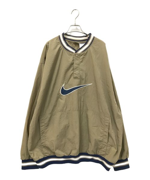 NIKE（ナイキ）NIKE (ナイキ) ナイロンプルオーバー ベージュ サイズ:XXLの古着・服飾アイテム