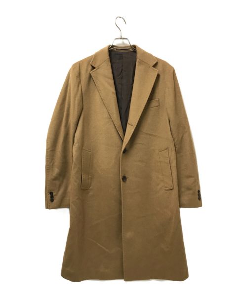 EDIFICE（エディフィス）EDIFICE (エディフィス) カシミヤ チェスターコート ベージュ サイズ:48の古着・服飾アイテム