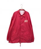 good hellerグッドヘラー）の古着「UCHIYAMA AMERICAN LOGO COACH JACKET」｜レッド