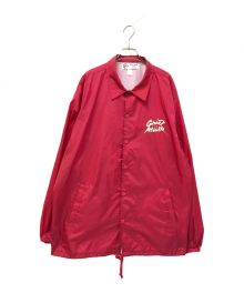 good heller（グッドヘラー）の古着「UCHIYAMA AMERICAN LOGO COACH JACKET」｜レッド