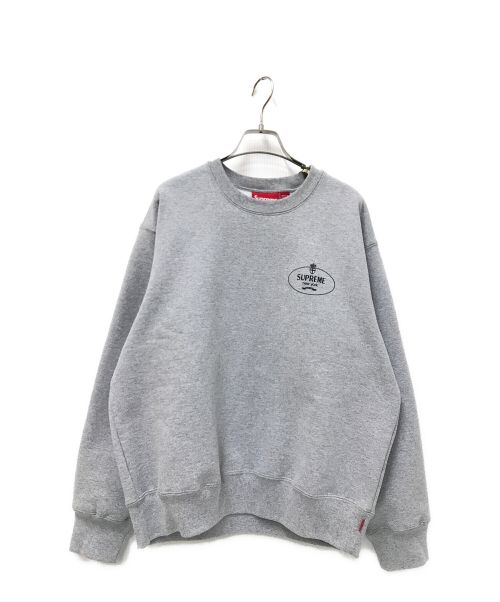 SUPREME（シュプリーム）SUPREME (シュプリーム) Crest Crewneck グレー サイズ:Sの古着・服飾アイテム