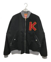 KENZO PARIS（ケンゾー パリ）の古着「VARSITY BOMBER JACKET」｜ブラック