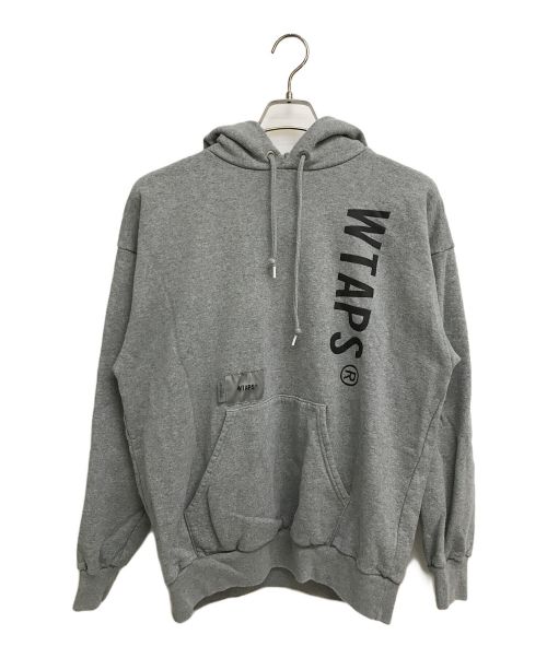 WTAPS（ダブルタップス）WTAPS (ダブルタップス) SIGN HOODY グレー サイズ:2の古着・服飾アイテム