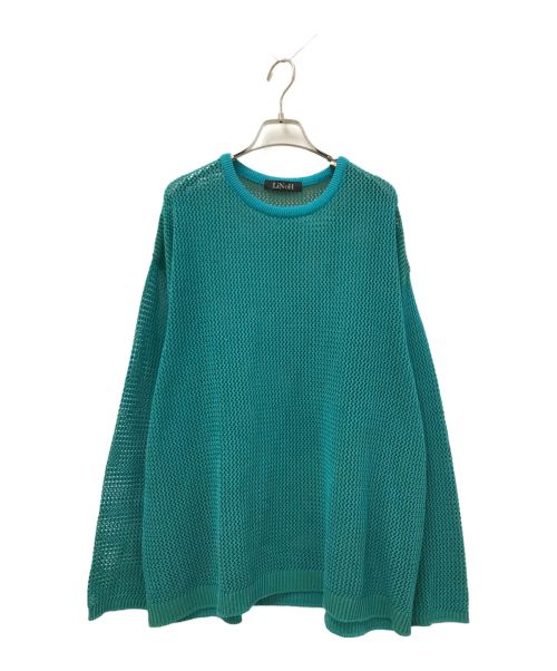 LiNoH（リノー）LiNoH (リノー) CODE YARN MESH L/S KNIT グリーン サイズ:2の古着・服飾アイテム