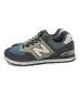 NEW BALANCE (ニューバランス) コラボローカットスニーカー ネイビー×ブルー サイズ:27.0㎝：12000円