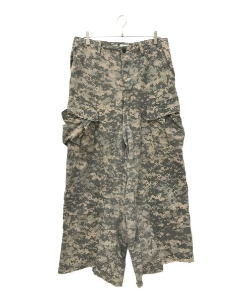 JOSHUA JAMAL（ジョシュア ジャマル）JOSHUA JAMAL (ジョシュア ジャマル) digital camo widepants カーキ サイズ:Sの古着・服飾アイテム